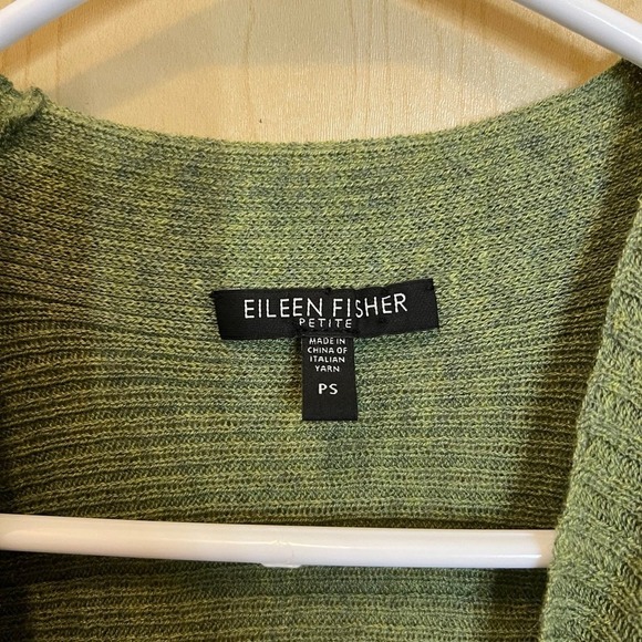 Eileen Fisher 100% Wool Cardigan - Picture 2 of 4
